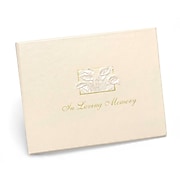 HBH™ "In Loving Memory" Guest Book, Ivory