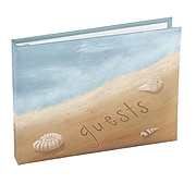 HBH™ Seaside Jewels Beach Guest Book, Blue and Brown