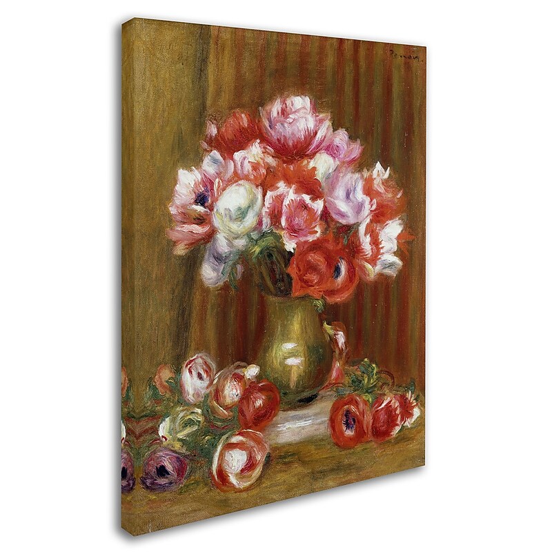 Trademark Fine Art 'Anemones 1909' 14" x 19" Canvas Art image 1