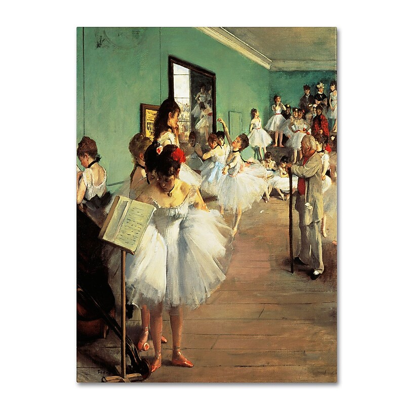 Trademark Fine Art 'Dance Examination 1873-74' 24" x 32" Canvas Art image 1