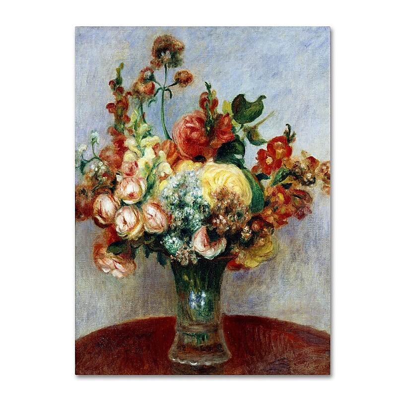Trademark Fine Art 'Flowers In a Vase 1898' 18" x 24" Canvas Art image 1