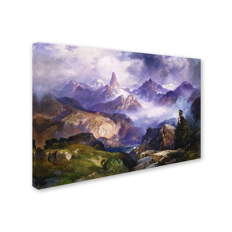 Trademark Fine Art 'Index Peak 1914' 30" x 47" Canvas Art image 1
