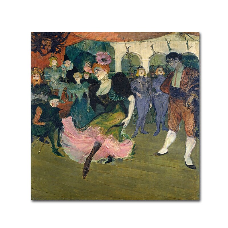 Trademark Fine Art 'Marcelle Lender Dancing' 24" x 24" Canvas Art image 1