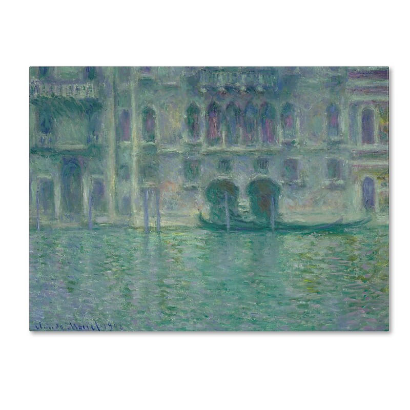 Trademark Fine Art 'Palazzo da Mula Venice 1908' 35" x 47" Canvas Art image 1