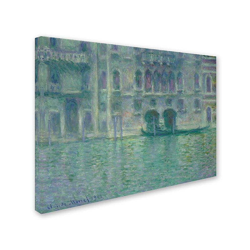 Trademark Fine Art 'Palazzo da Mula Venice 1908' 24" x 32" Canvas Art image 1