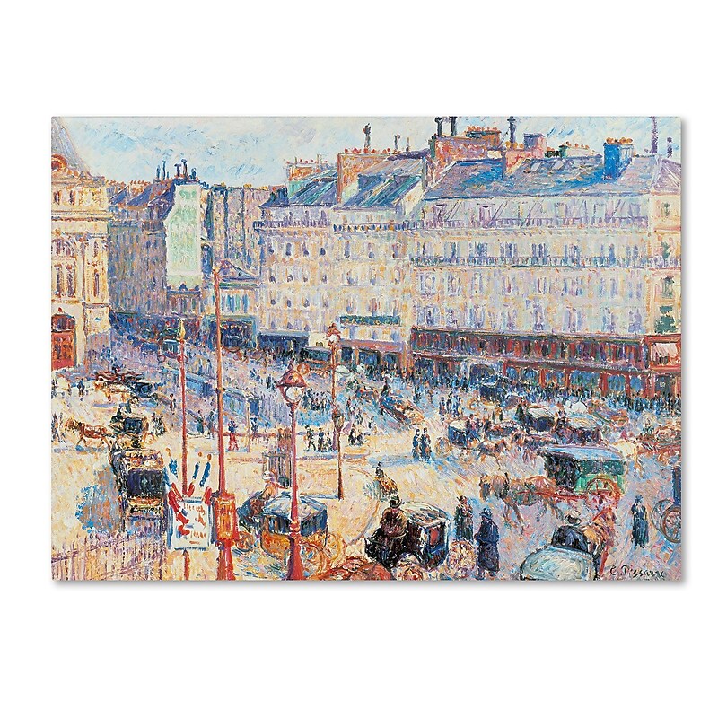 Trademark Fine Art 'Place du Havre 1893' 18" x 24" Canvas Art image 1
