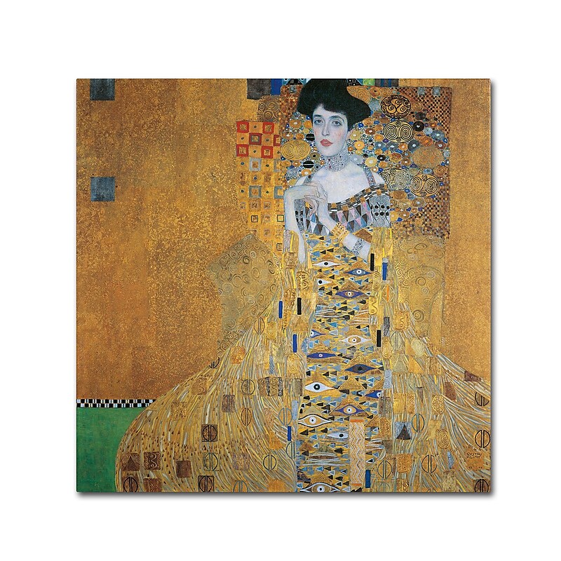 Trademark Fine Art 'Portrait of Adele Bloch-Bauer I' 24" x 24" Canvas Art image 1