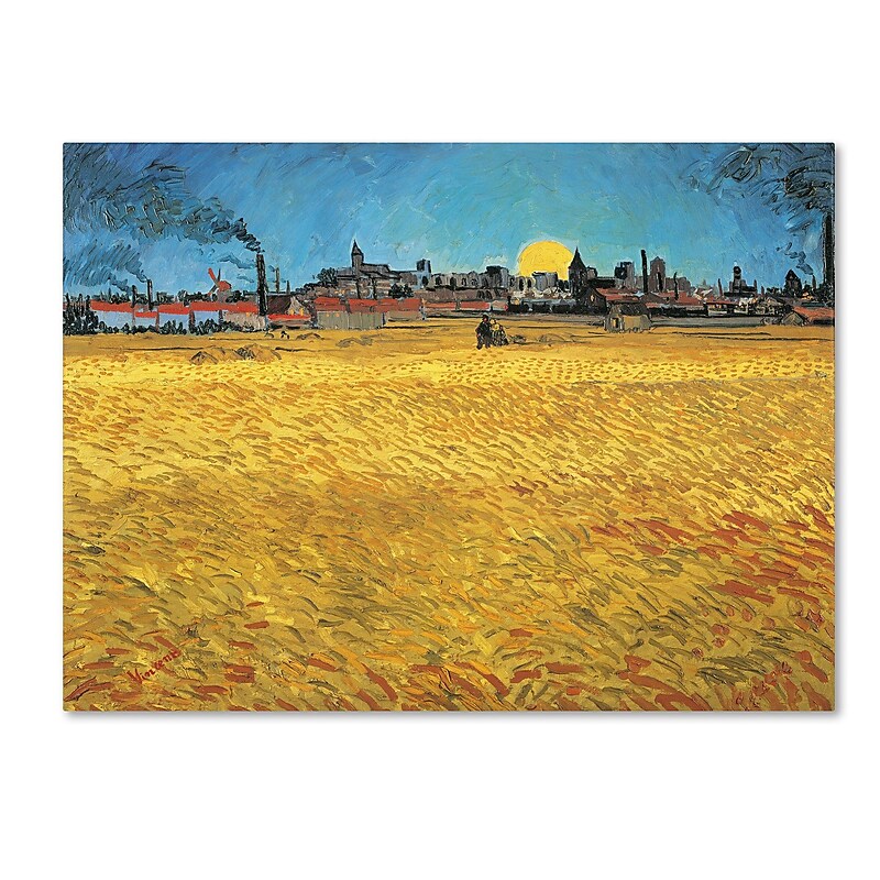 Trademark Fine Art 'Summer Evening 1888' 35" x 47" Canvas Art image 1
