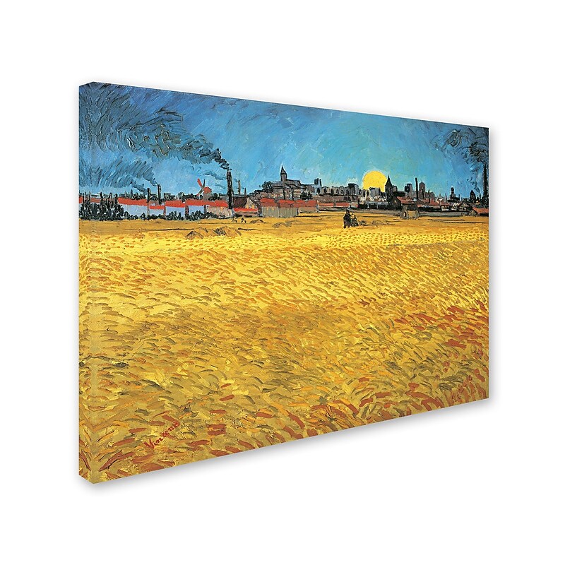 Trademark Fine Art 'Summer Evening 1888' 18" x 24" Canvas Art image 1