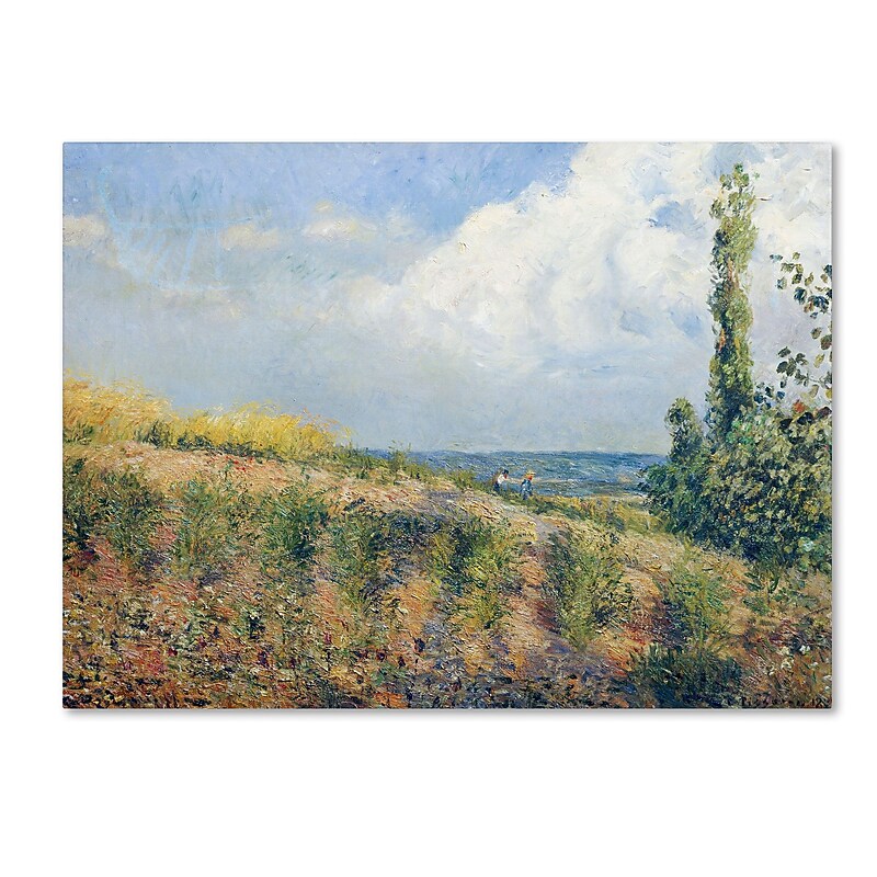 Trademark Fine Art 'The Approaching Storm 1877' 14" x 19" Canvas Art image 1