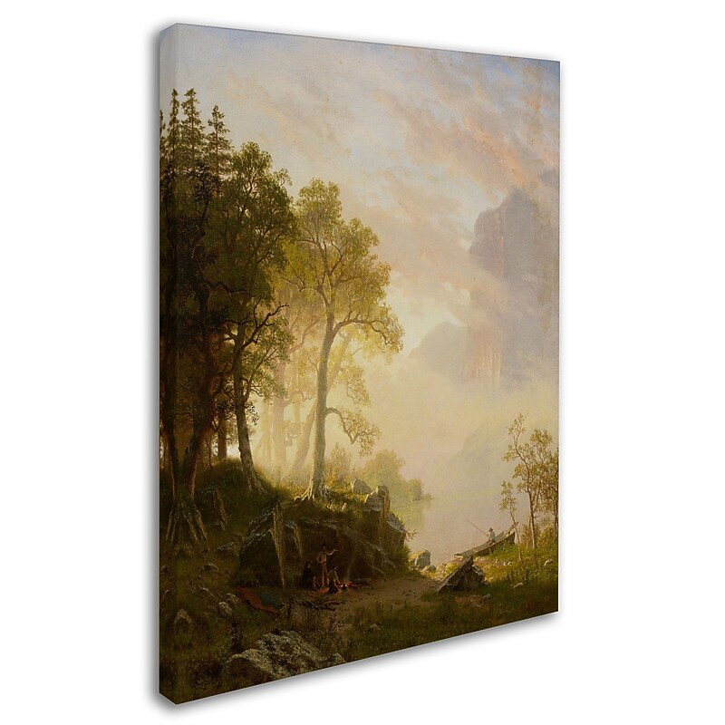 Trademark Fine Art 'The Merced River In Yosemite' 18" x 24" Canvas Art image 1