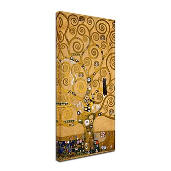 Trademark Fine Art 'Tree of Life Soclet Frieze 1905' 24" x 47" Canvas Art
