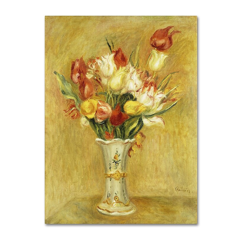 Trademark Fine Art 'Tulipes 1909' 35" x 47" Canvas Art image 1