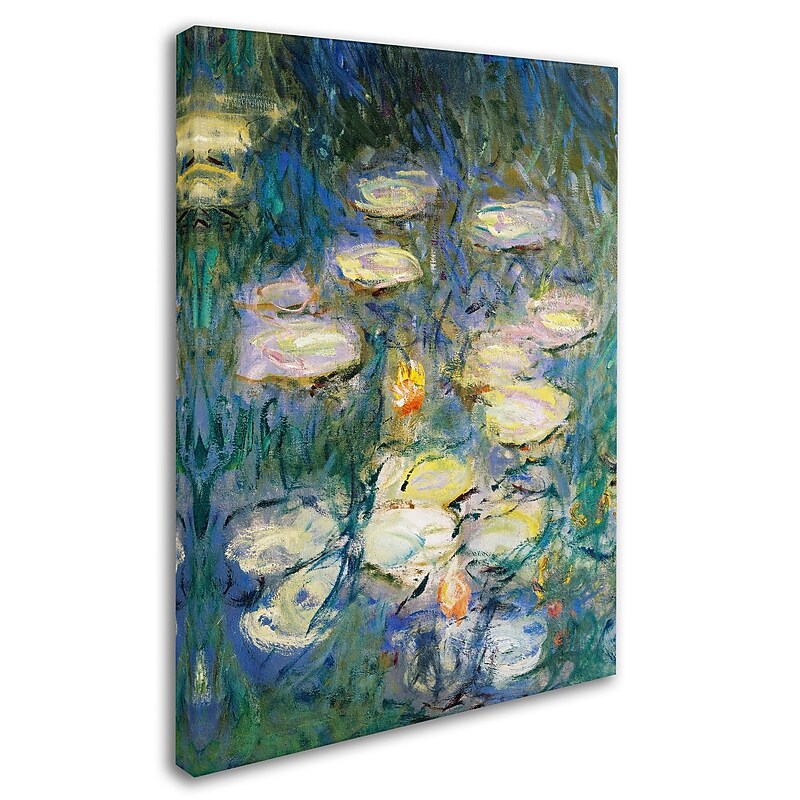 Trademark Fine Art 'Water Lilies V 1840-1926' 18" x 24" Canvas Art image 1