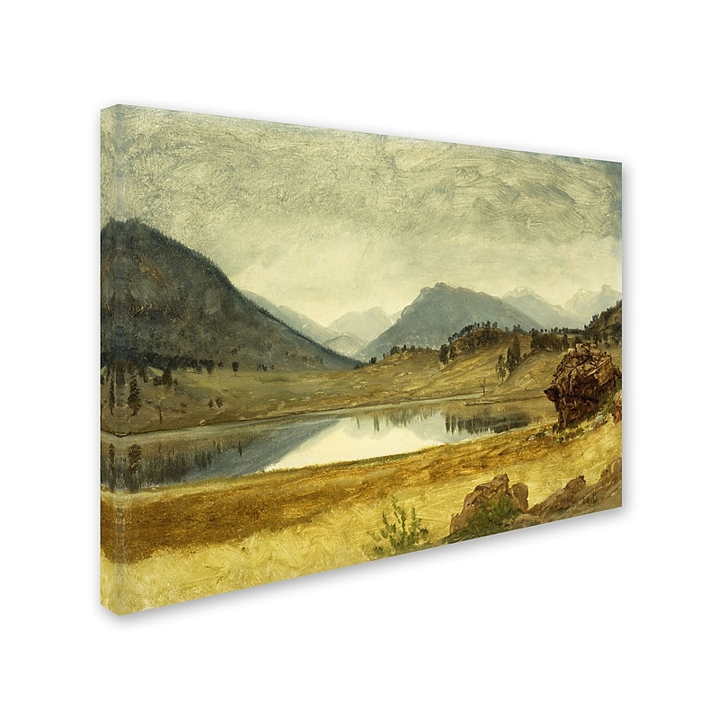 Trademark Fine Art 'Wind River Country' 24" x 32" Canvas Art image 1