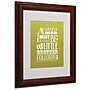 Trademark Fine Art 'Little Brother III' 11" x 14" Wood Frame Art~#|#~m000237401_sc7