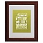Trademark Fine Art 'Little Brother III' 11" x 14" Wood Frame Art~#|#~m000237402_sc7