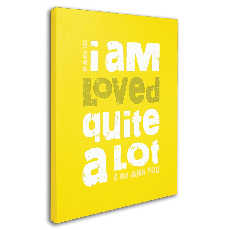 Trademark Fine Art 'Loved a Lot I' 35" x 47" Canvas Art image 1