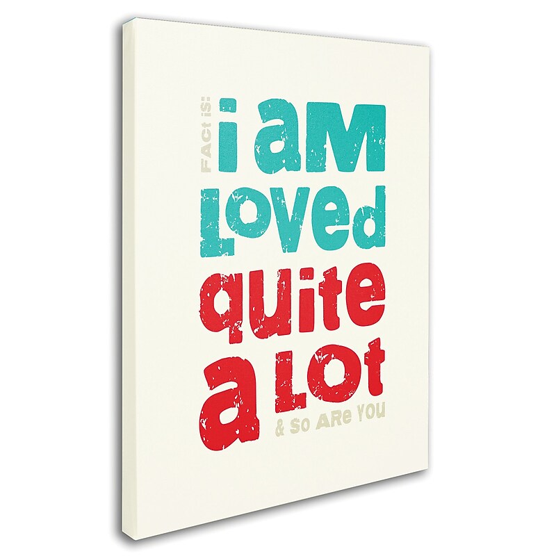 Trademark Fine Art 'Loved a Lot II' 26" x 32" Canvas Art image 1