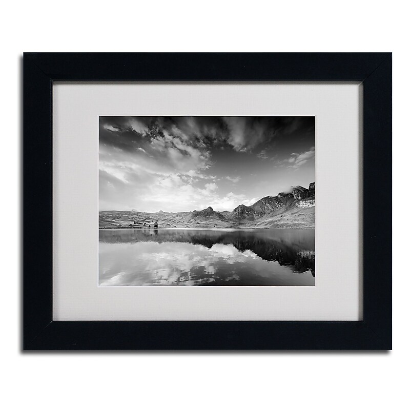 Trademark Fine Art 'Beyond the Sky' 11" x 14" Black Frame Art image 1