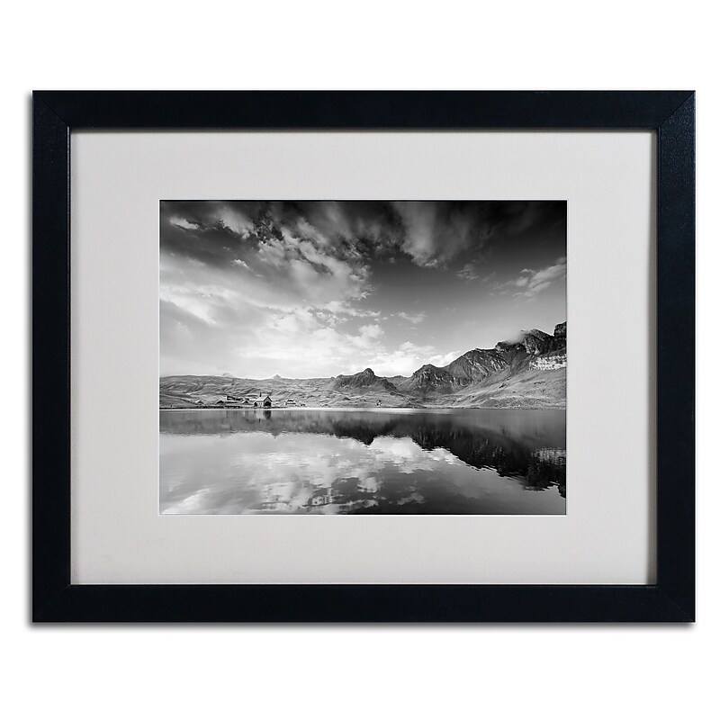 Trademark Fine Art 'Beyond the Sky' 16" x 20" Black Frame Art image 1