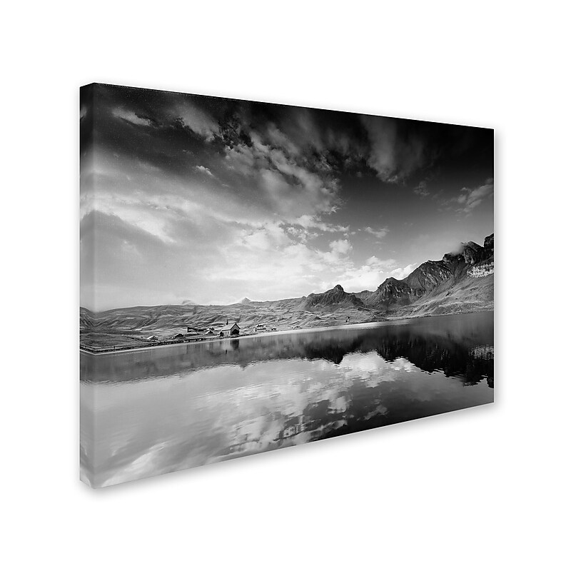 Trademark Fine Art 'Beyond the Grey Sky' 22" x 32" Canvas Art image 1