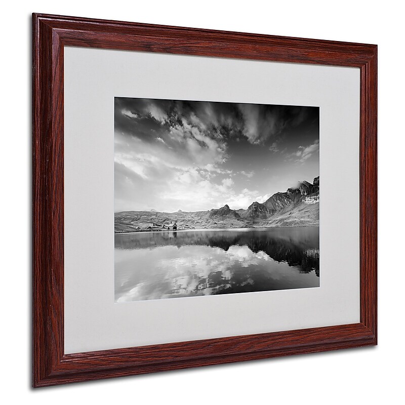 Trademark Fine Art 'Beyond the Sky' 16" x 20" Wood Frame Art image 1