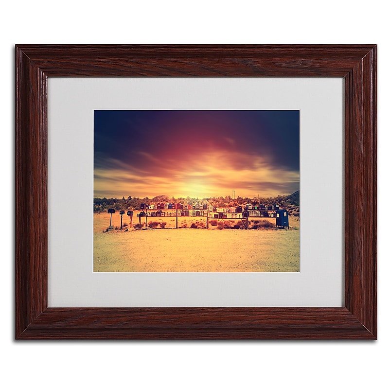 Trademark Fine Art 'Horizontal' 11" x 14" Wood Frame Art image 1