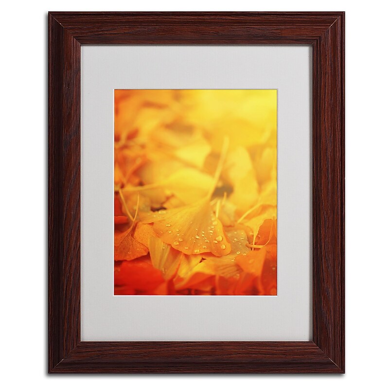 Trademark Fine Art 'Thinking Bubble' 11" x 14" Wood Frame Art image 1