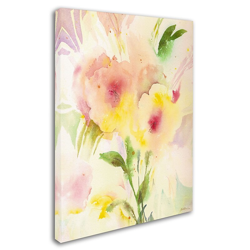 Trademark Fine Art 'Primrose Reflection' 14" x 19" Canvas Art image 1