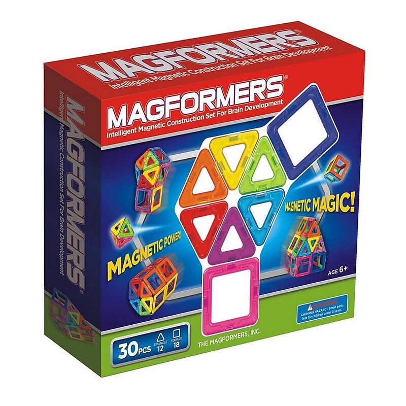 Magformers Magnetic Building Set, 30-Pieces (18093) image 1