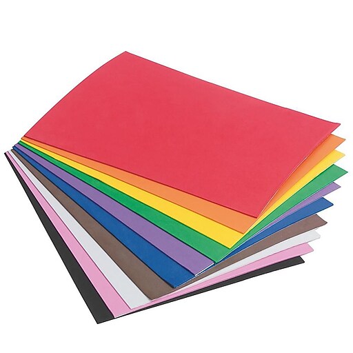 S&S® 6" X 9" Sticky Back Foam Sheets, 40/Pack at Staples