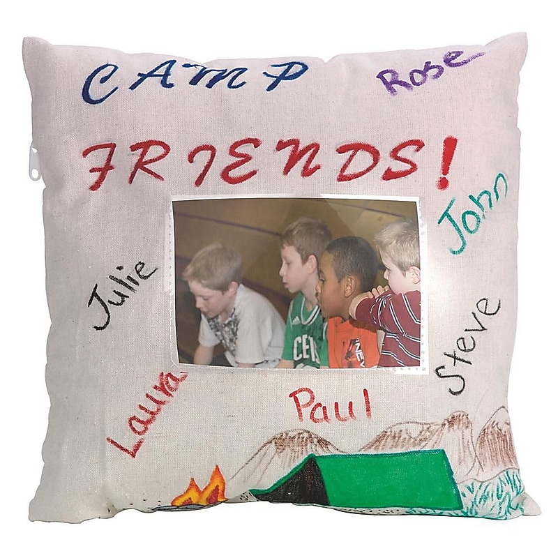S&S Happy Memories Pillow Case Craft Kit, 12/Pack (GP1861) image 1