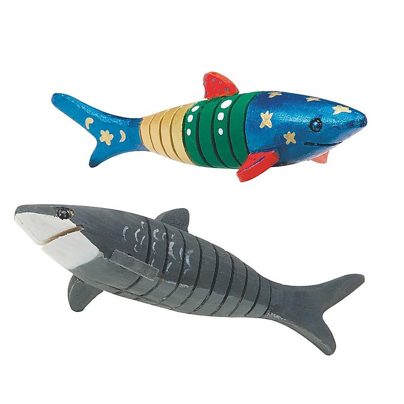 S&S Flexible Wood Shark Craft Kit, 12/Pack (GP2040) image 1