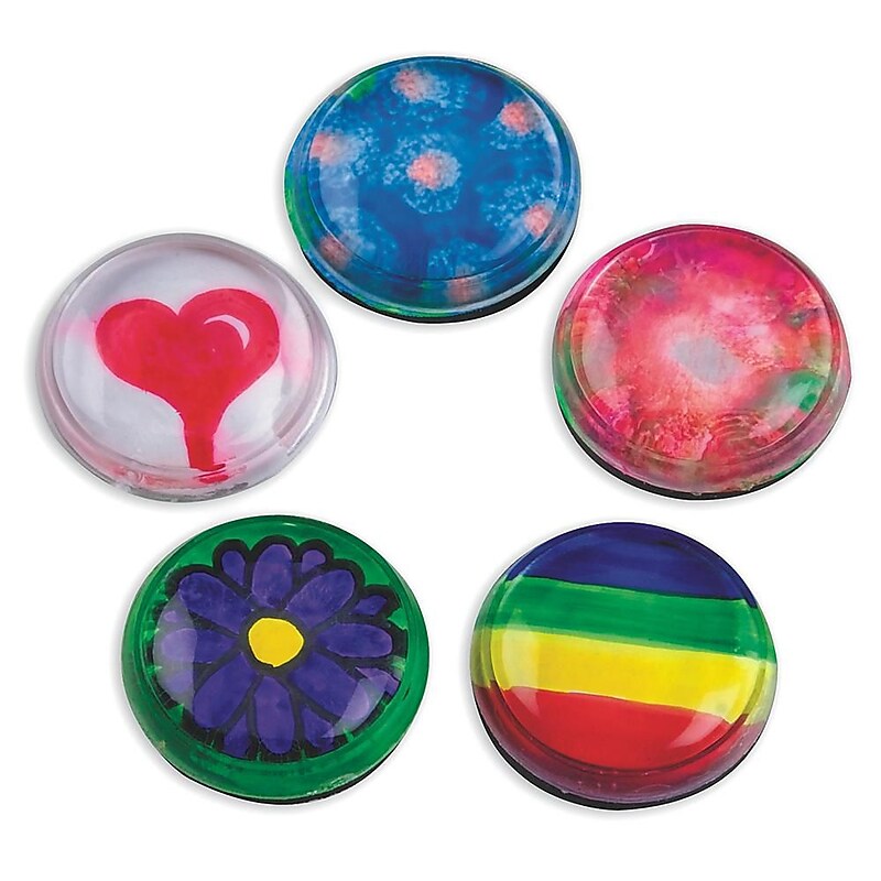 S&S Acrylic Stone Magnet Craft Kit, 12/Pack (GP2124) image 1