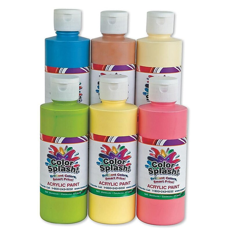 Color Splash® 8 oz. Acrylic Ice Cream Colors Paint image 1