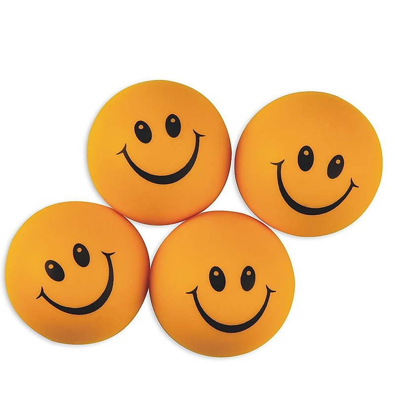 S&S Smile Face Stress Balls, 24/Pack (SL9993) image 1