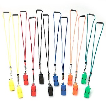S&S® Arbiter Pealess Whistle and LanYard Set