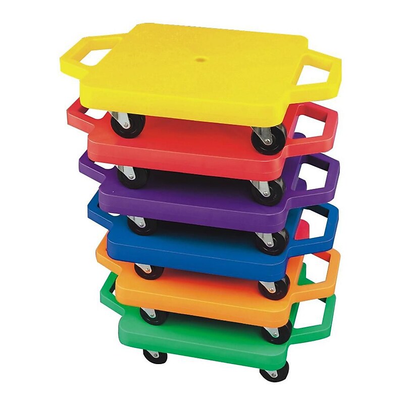 Spectrum 12" High-Impact Polyethylene Scooters, 6/Pack (W4496) image 1