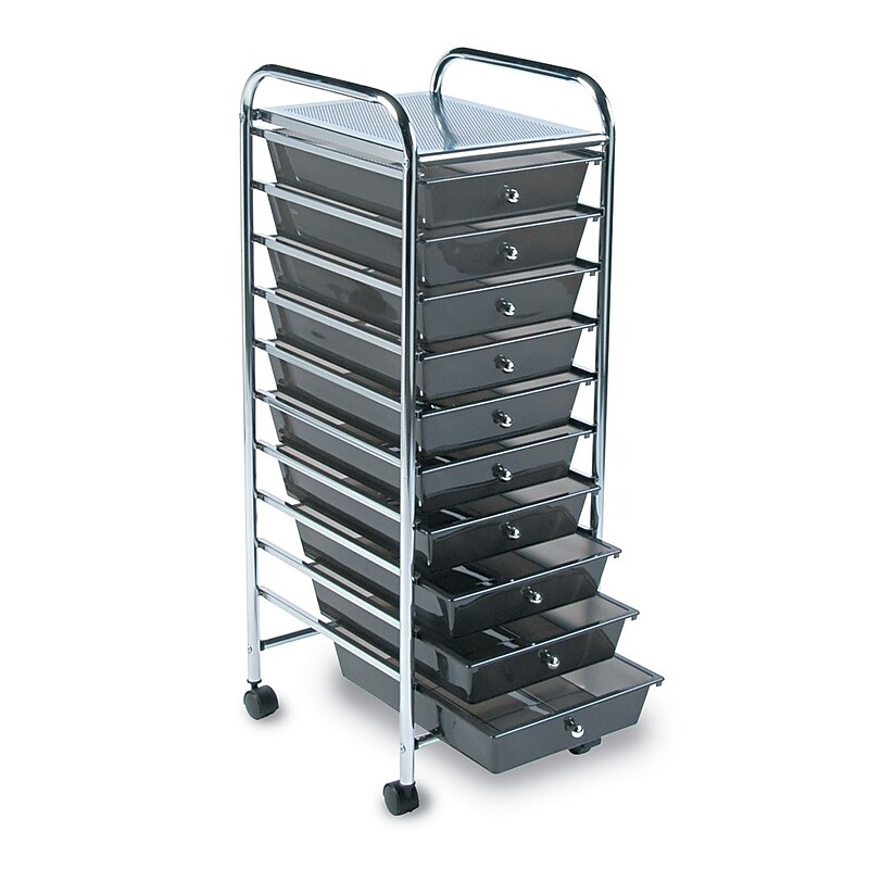 Advantus 10-Drawer Rolling Organizer image 1