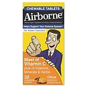 Airborne® Immune Support Chewable Tablets, Citrus, 32/Pack