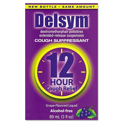 Shop Staples for Delsym® Alcohol Free Adult Cough Suppressant, 12 Hour