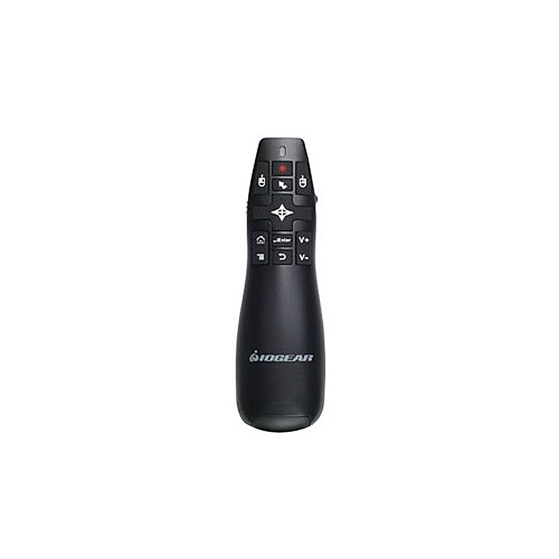 Iogear GME430R USB RF Wireless Mouse, Black image 1