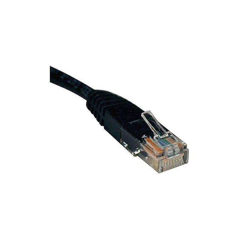 Tripp Lite N002-006-BK 6' CAT-5e Molded Patch Cable, Black106 image 1