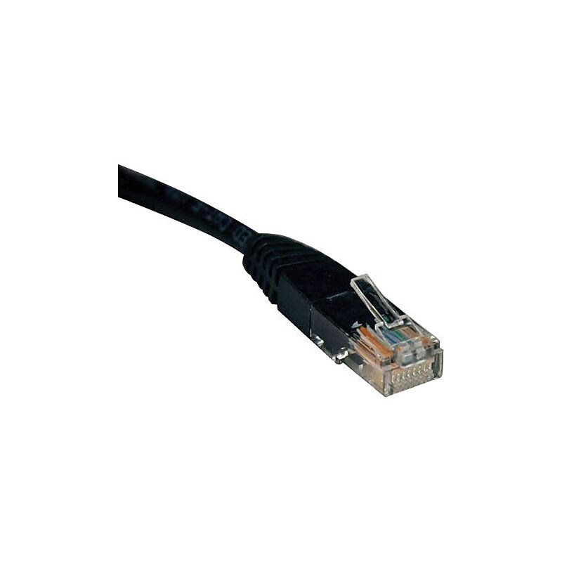 Tripp Lite 15' CAT-5e Molded Patch Cable, Black (N002-015-BK) image 1