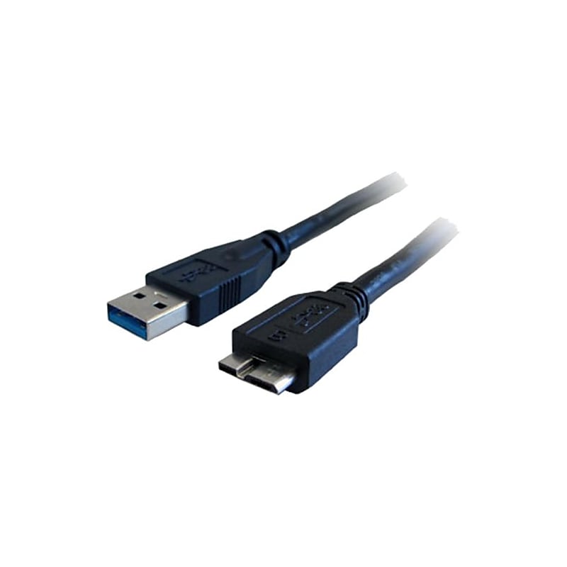 Comprehensive 15' USB 3.0 Male to Male Data Transfer Cable, Black image 1