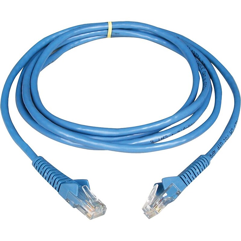Tripp Lite 10' Cat6 RJ45/RJ45 Snagless Molded Patch Cable, Blue (N201-010-BL) image 1