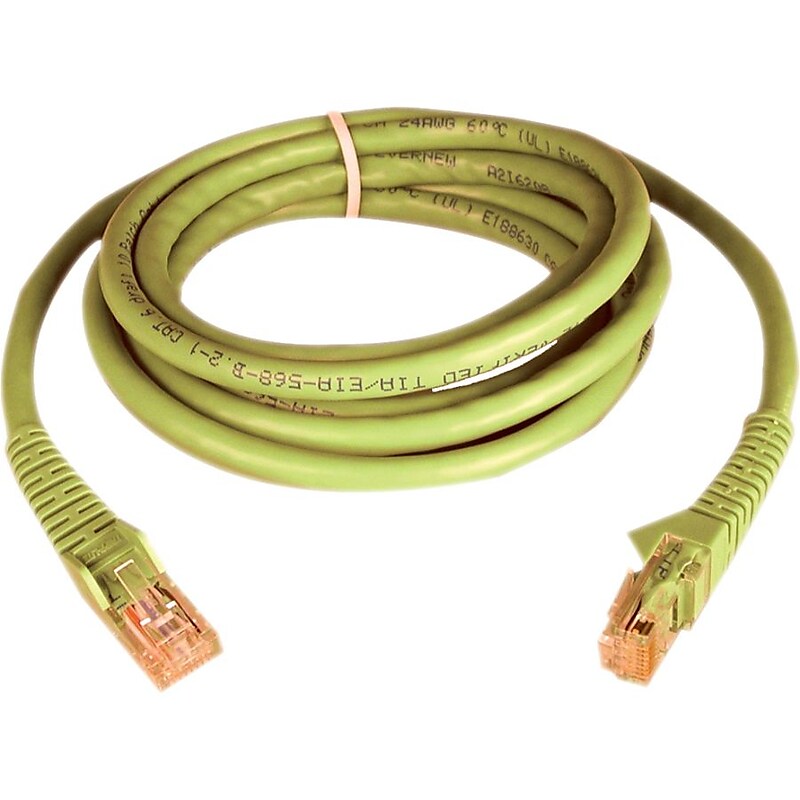 Tripp Lite N201-007-YW 7' CAT-6 Patch Cable, Yellow image 1