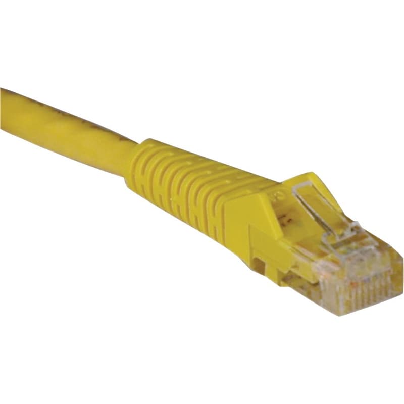 Tripp Lite N201-010-YW 10' CAT-6 Gigabit Snagless Molded Patch Cable, Yellow image 1