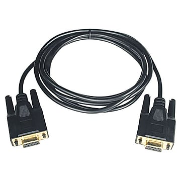 DB9 RS232 Serial Null Modem Adapter - F/F - Null modem adapter - DB-9 (F) to DB-9 (F) - NM9FF